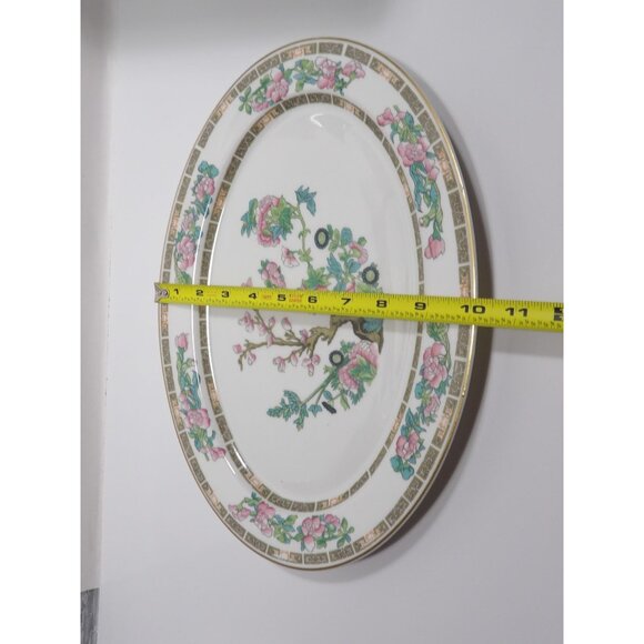 Syracuse China Indian Tree Oval Serving Platter Floral Design 14 Inches Vintage - Picture 4 of 14